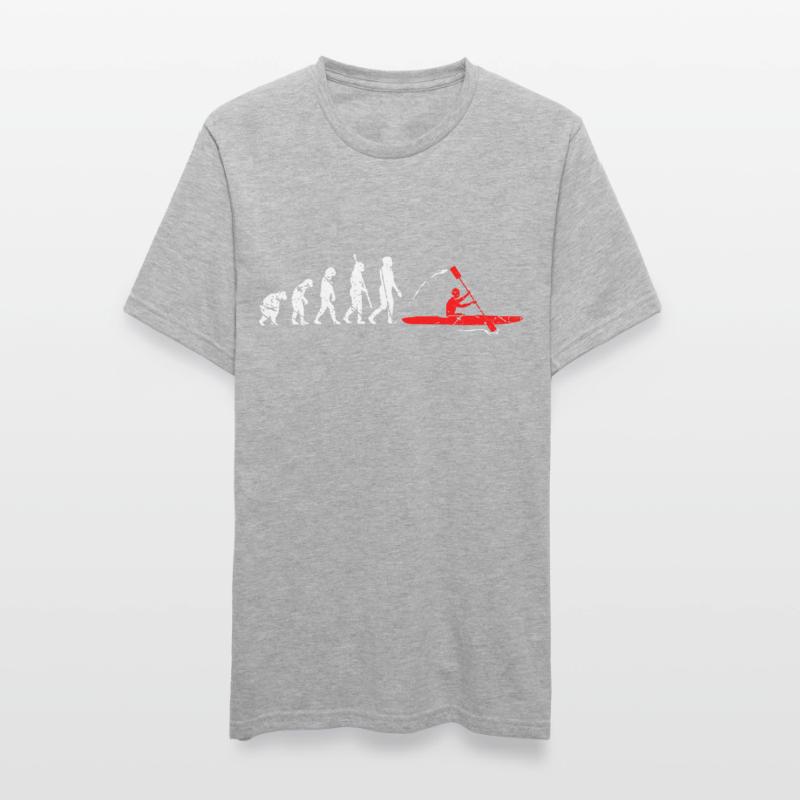 Kayak development kayak evolution kayaker kayaker Unisex Polycotton T-Shirt