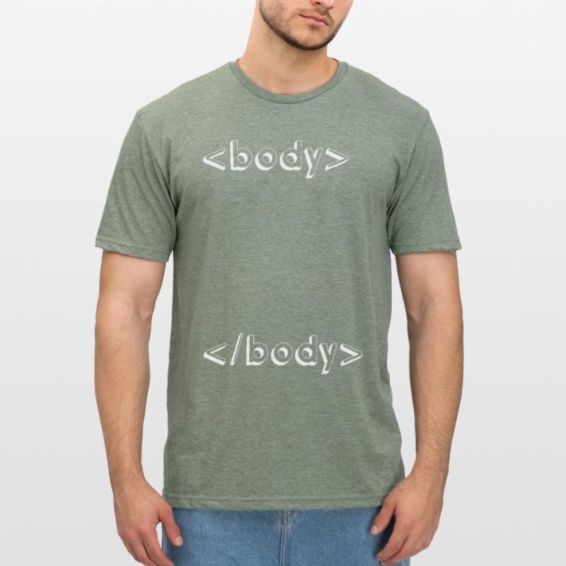 programmation html css geek T-shirt polycoton Unisexe