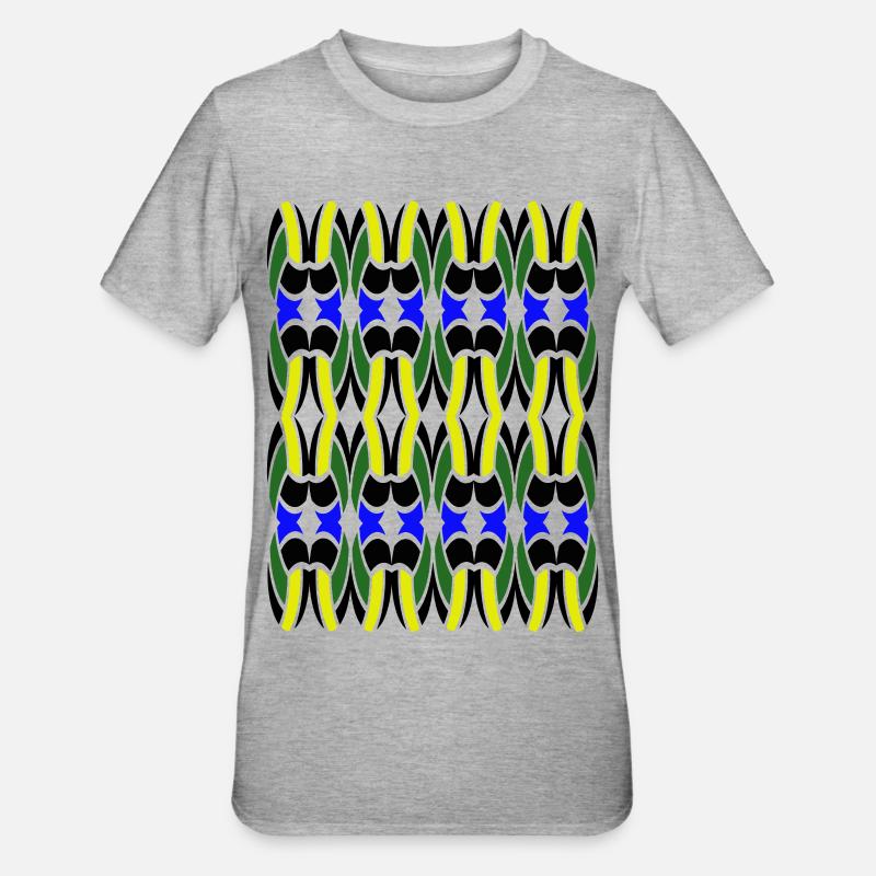 Unique Multicolor design - Unisex Polycotton T-Shirt - heather grey