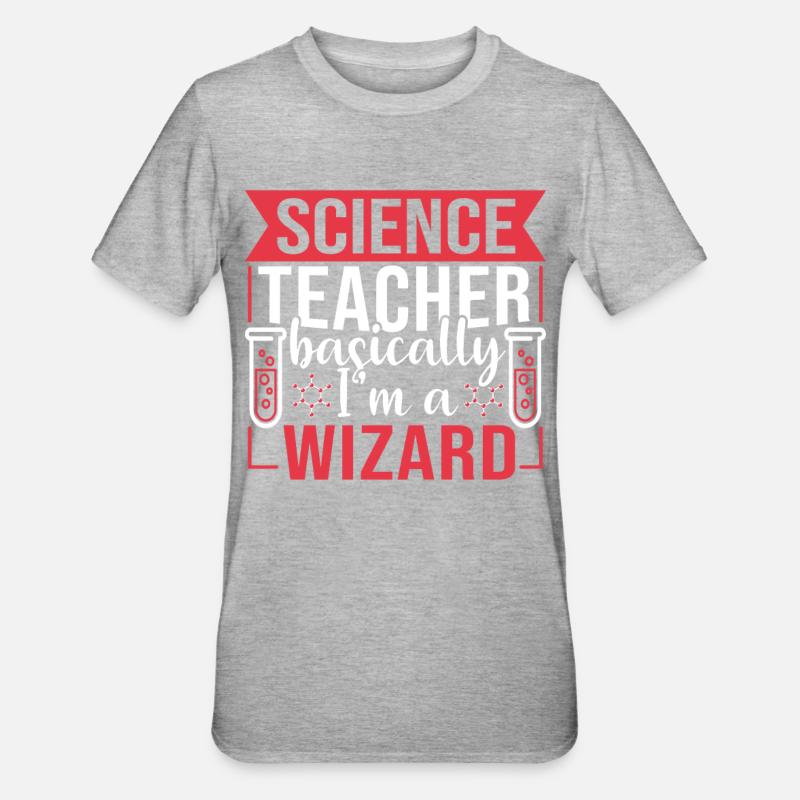 Professeurs de sciences Sciences - T-shirt polycoton Unisexe - gris chiné