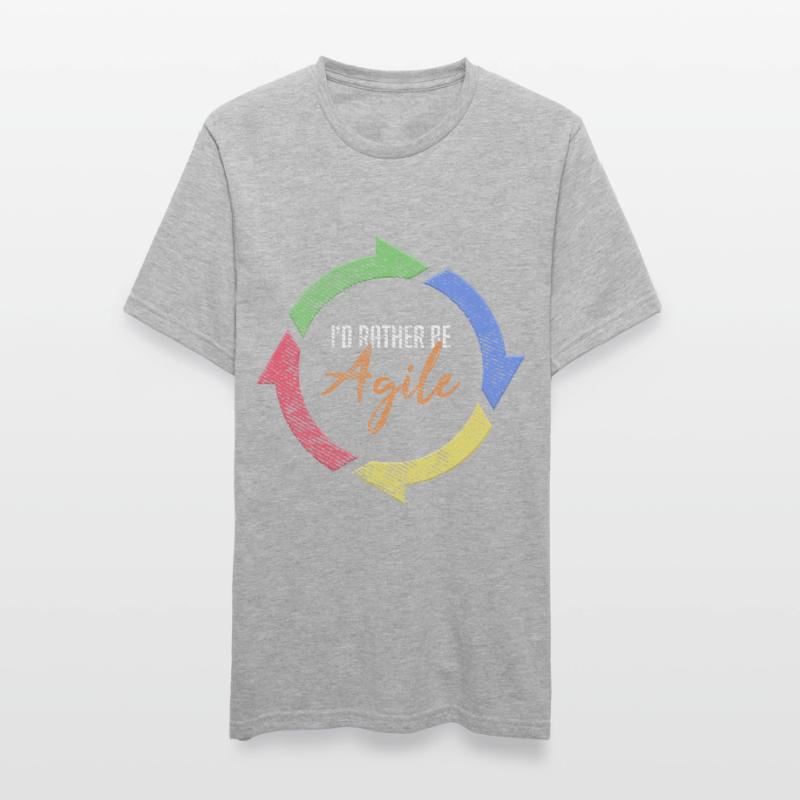 Logiciel Agile Scrum Master Devops Coding T-shirt polycoton Unisexe