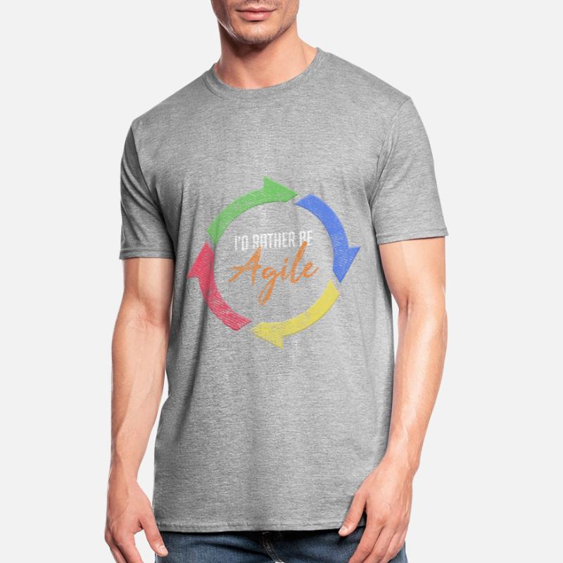 Logiciel Agile Scrum Master Devops Coding T-shirt polycoton Unisexe