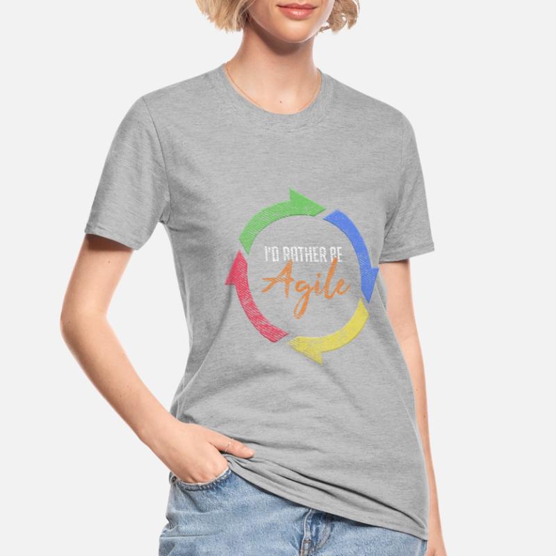 Logiciel Agile Scrum Master Devops Coding T-shirt polycoton Unisexe