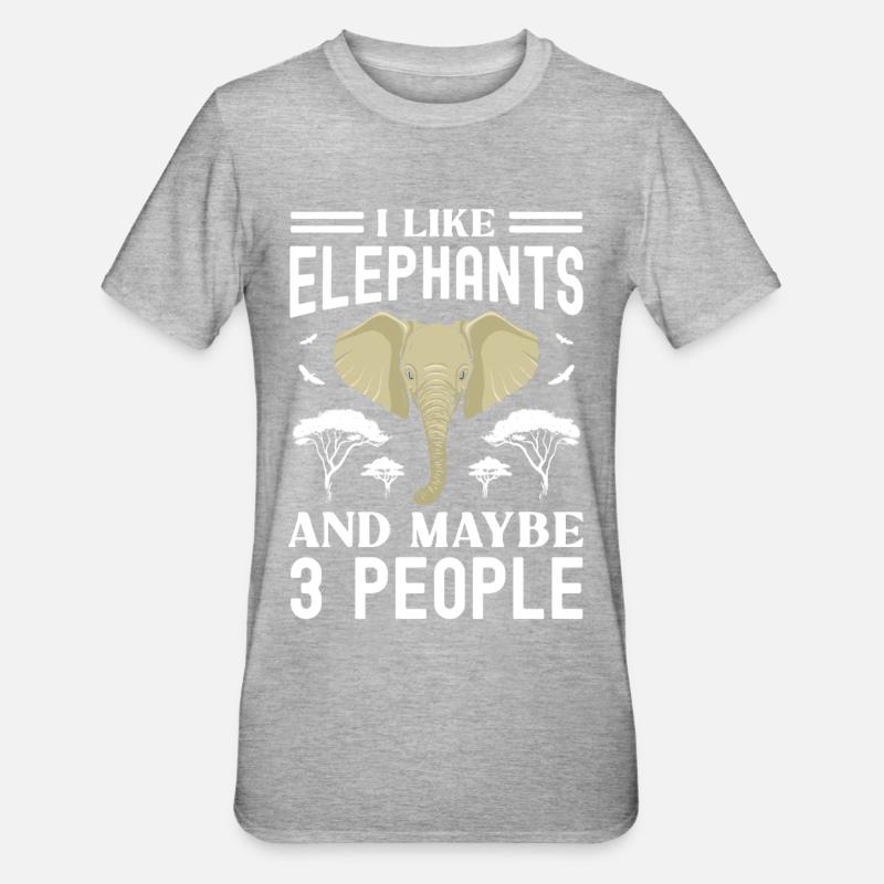 Éléphant - T-shirt polycoton Unisexe - undefined
