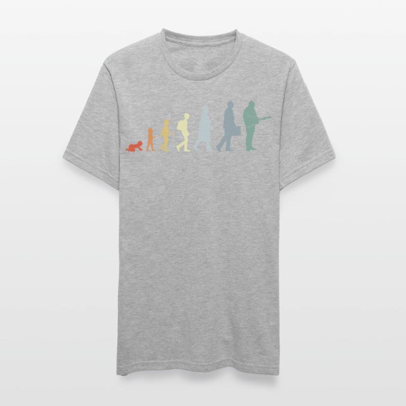 Évolution du guitariste T-shirt polycoton Unisexe
