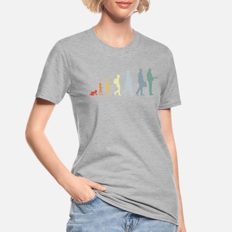 Évolution du guitariste T-shirt polycoton Unisexe