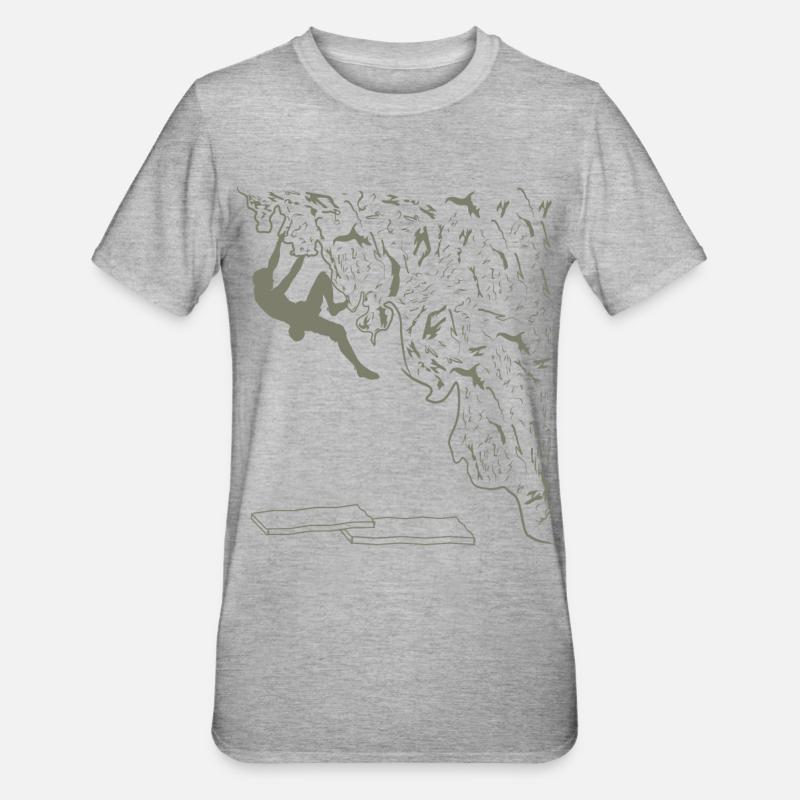 montée - T-shirt polycoton Unisexe - gris chiné