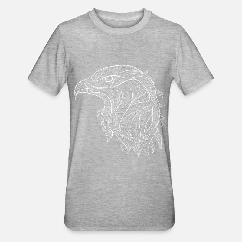 Eagle - Eagle - Unisex Polycotton T-Shirt - heather grey
