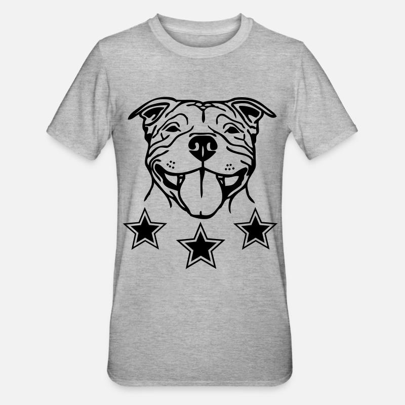 sbtsmile2 - T-shirt polycoton Unisexe - gris chiné