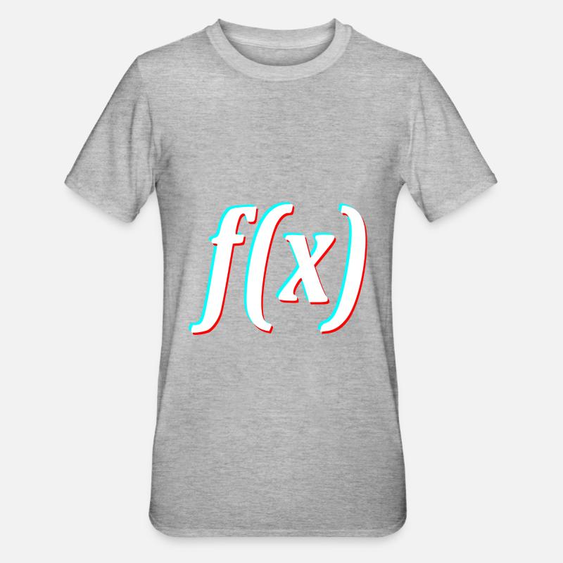 Function symbol - Unisex Polycotton T-Shirt - heather grey