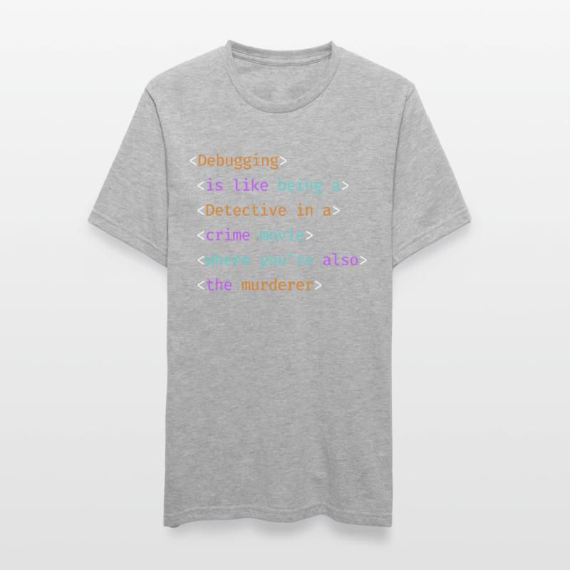 99 petits bugs dans le codage du programmeur de code T-shirt polycoton Unisexe