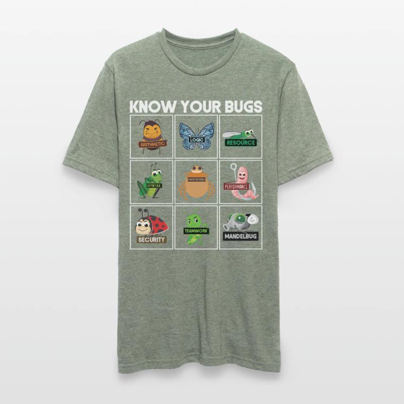 Know Your Bugs Programmer Coding Unisex Polycotton T-Shirt