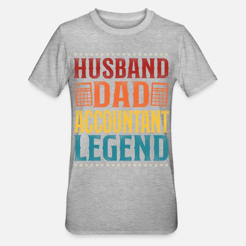 Comptable Comptable Comptable Comptabilité - T-shirt polycoton Unisexe - gris chiné