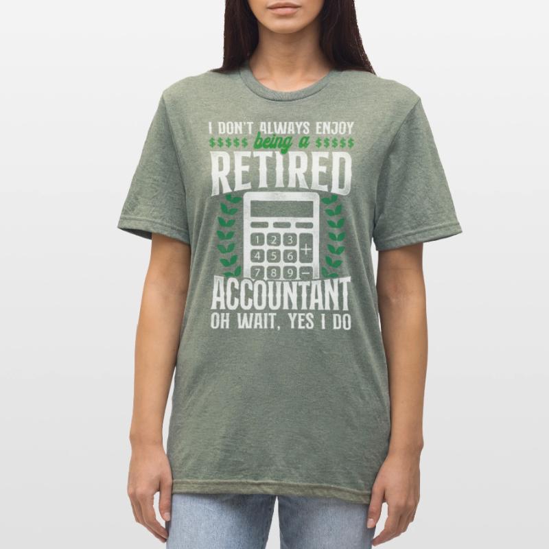 Comptable Comptable Comptable Comptabilité T-shirt polycoton Unisexe