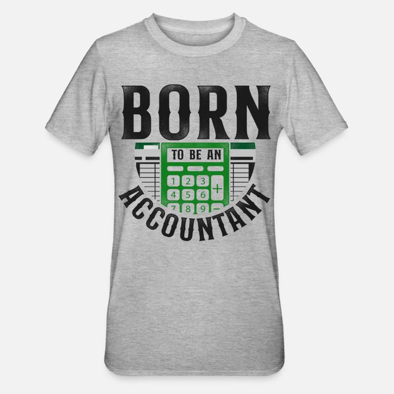 Comptable Comptable Comptable Comptabilité - T-shirt polycoton Unisexe - gris chiné