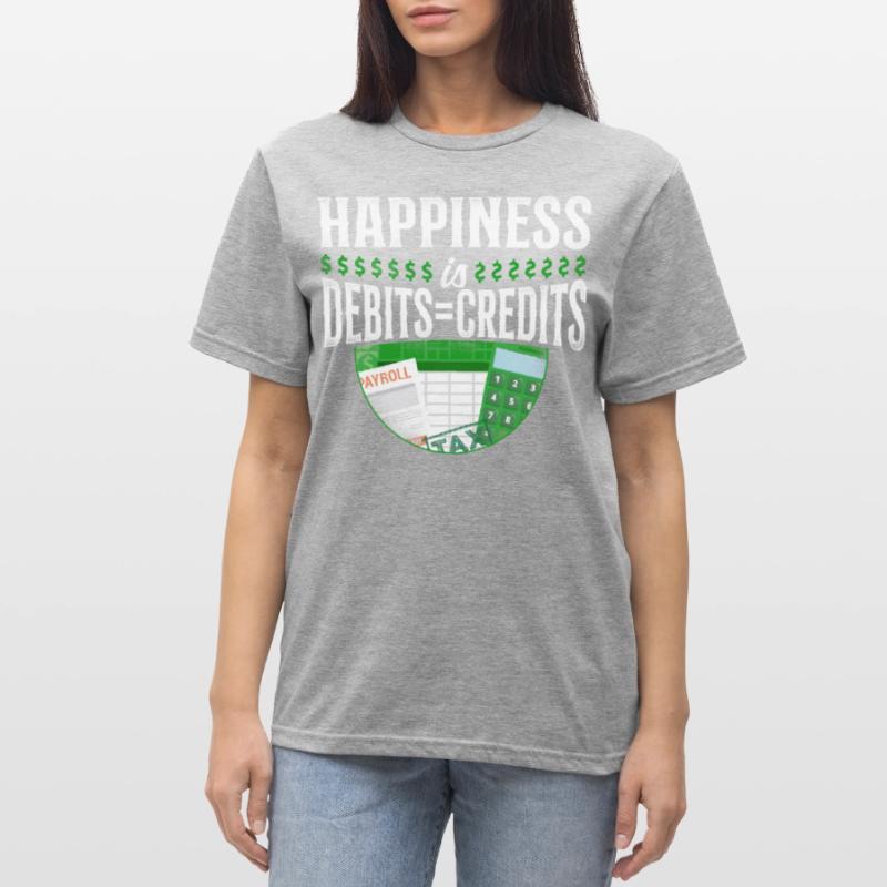 Comptable Comptable Comptable Comptabilité T-shirt polycoton Unisexe