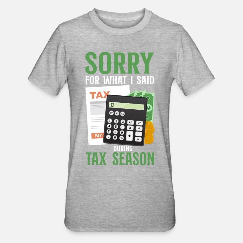 Comptable Comptable Comptable Comptabilité - T-shirt polycoton Unisexe - gris chiné