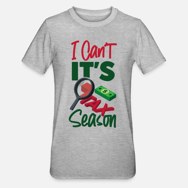 Comptable Comptable Comptable - T-shirt polycoton Unisexe - gris chiné