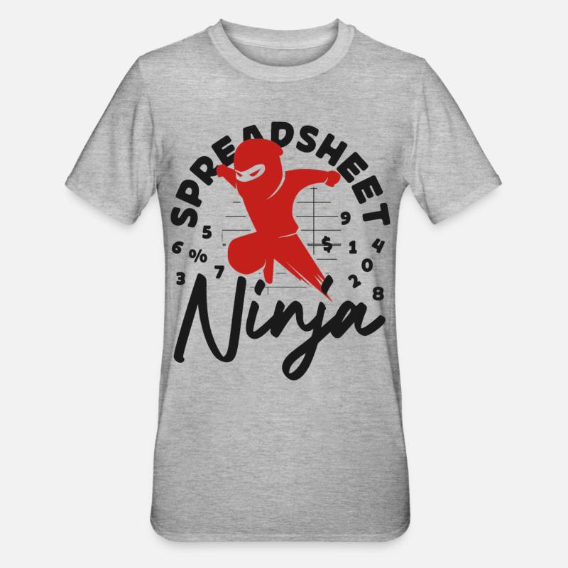 Comptable Comptable Comptable - T-shirt polycoton Unisexe - gris chiné