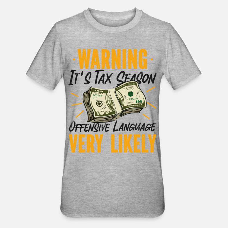 Comptable Comptable Comptable - T-shirt polycoton Unisexe - gris chiné