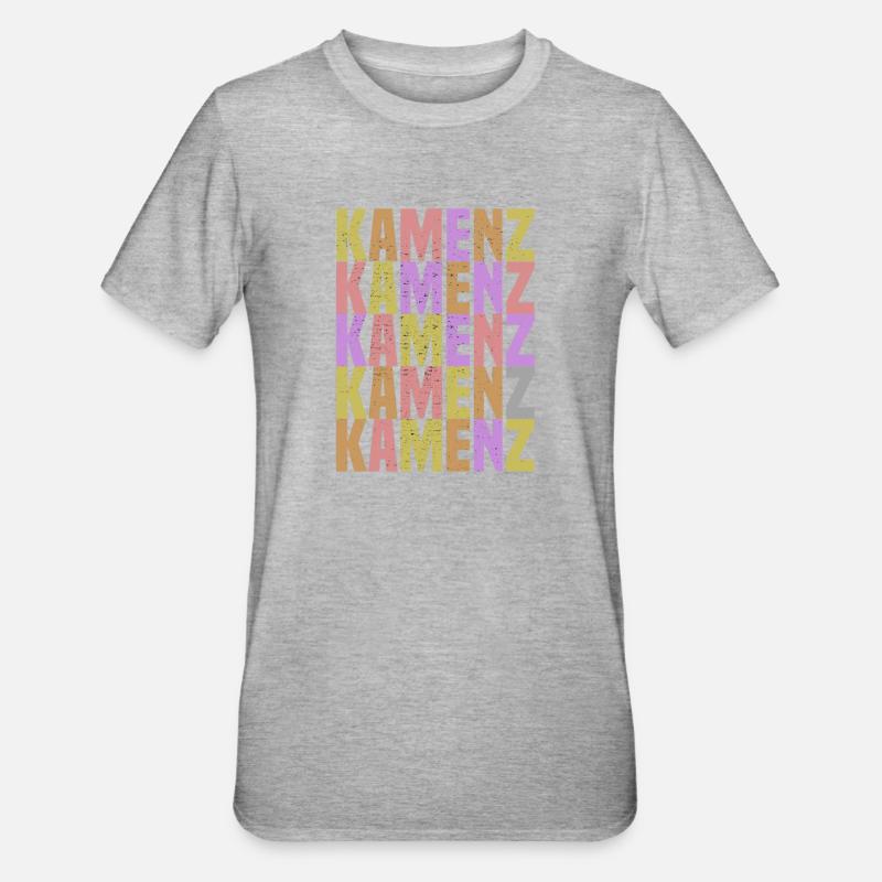 Kamenz - Unisex Polycotton T-Shirt - Grau meliert