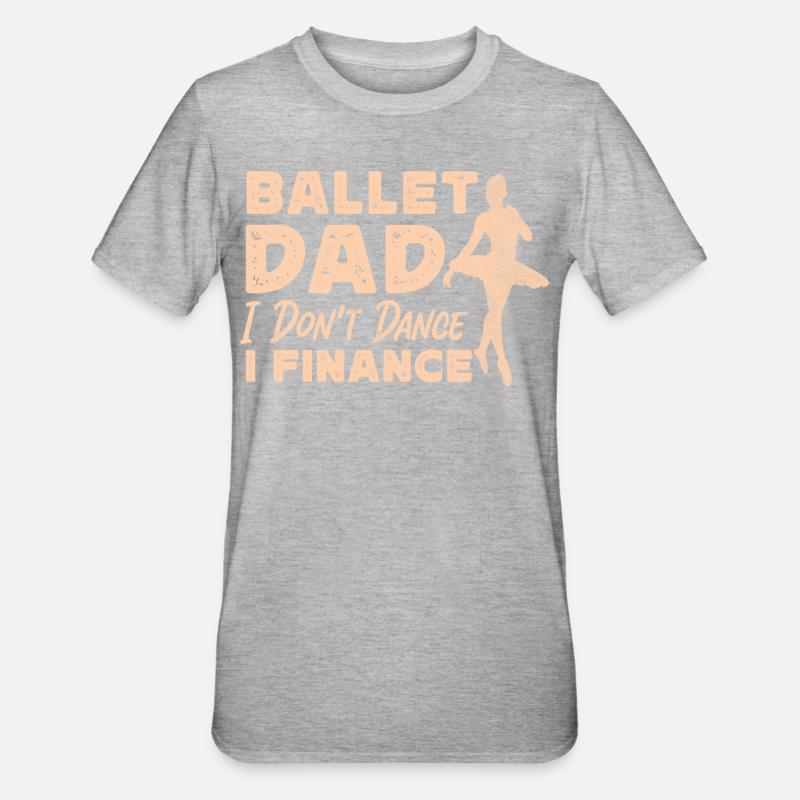 Ballet Danseuse Danse Ballerine - T-shirt polycoton Unisexe - gris chiné
