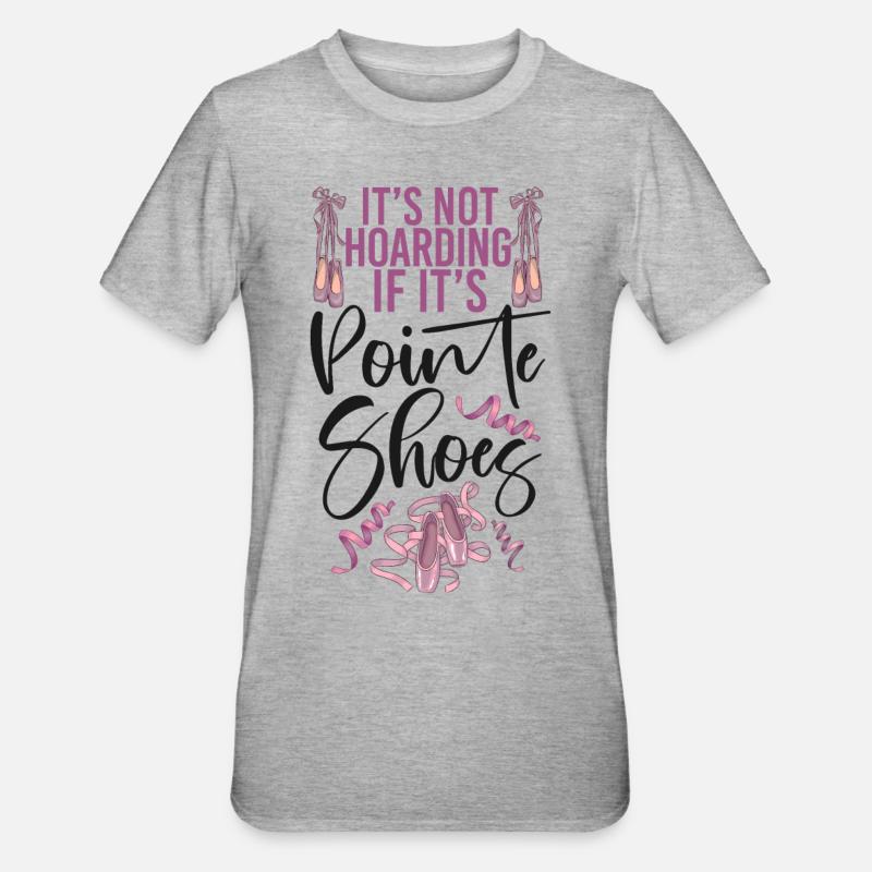 Ballet Danseuse Danse Ballerine - T-shirt polycoton Unisexe - gris chiné