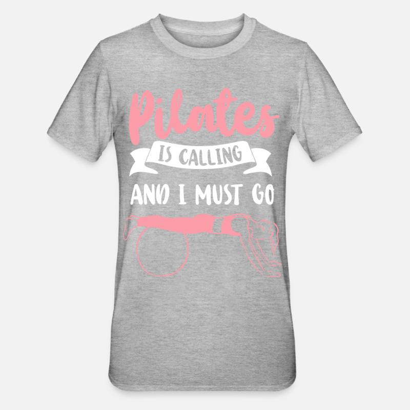 Instructeur de Pilates Professeur de Pilates - T-shirt polycoton Unisexe - gris chiné