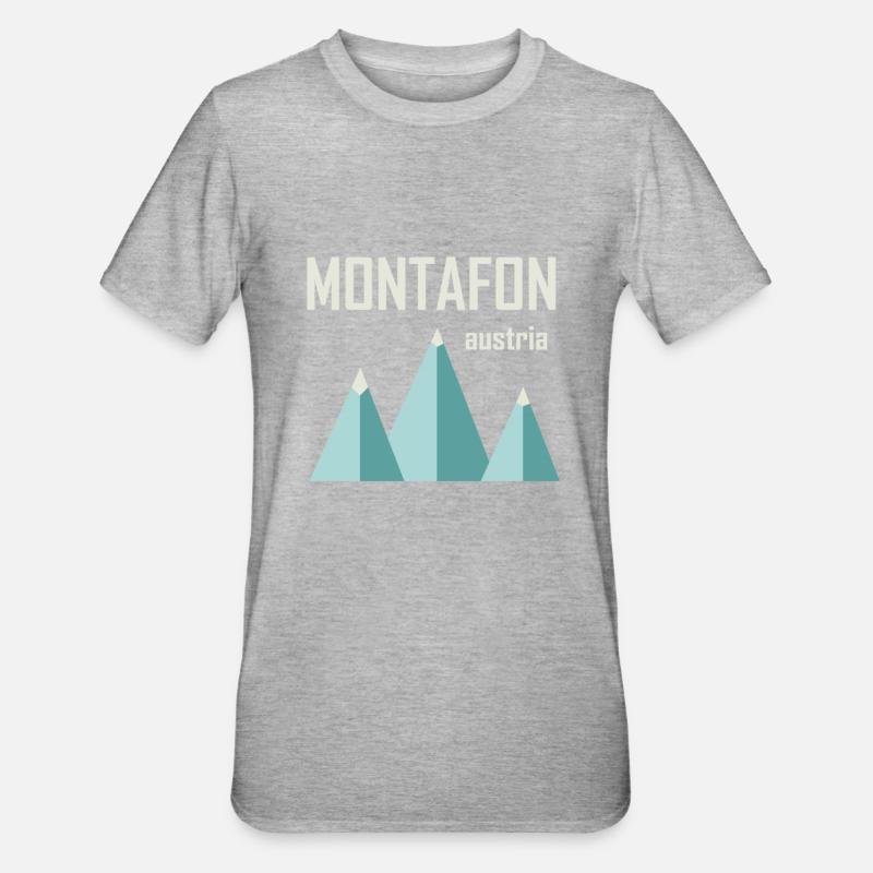 Minimal Montafon - T-shirt polycoton Unisexe - gris chiné