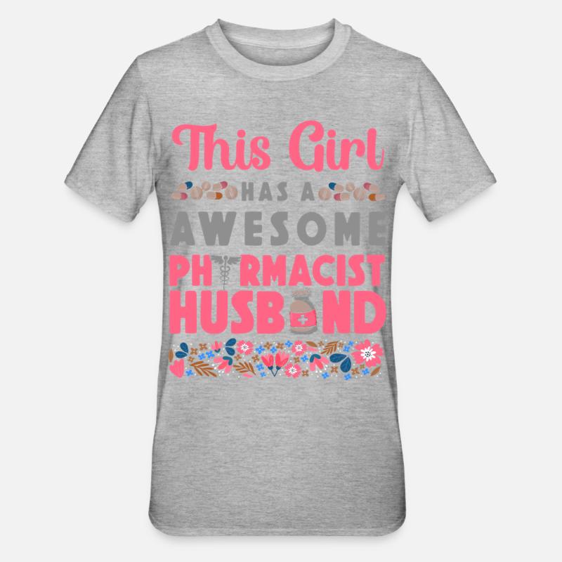 Pharmacy Tech Technician - Unisex Polycotton T-Shirt - heather grey