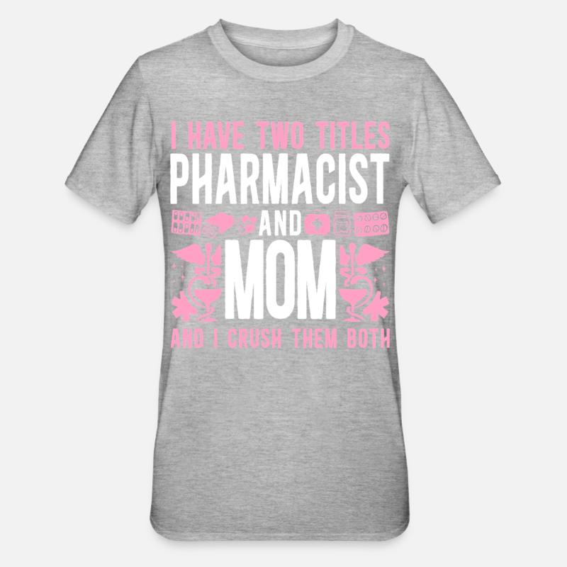 Pharmacy Tech Technician - Unisex Polycotton T-Shirt - heather grey
