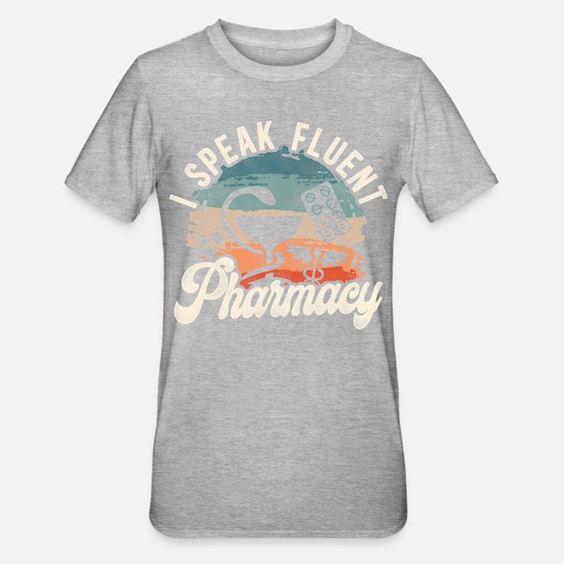 Pharmacy Tech Technician - Unisex Polycotton T-Shirt - heather grey