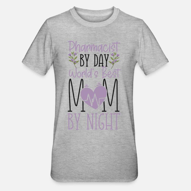 Pharmacy Tech Technician - Unisex Polycotton T-Shirt - heather grey