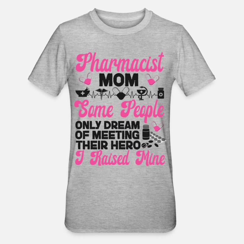 Pharmacy Tech Technician - Unisex Polycotton T-Shirt - heather grey
