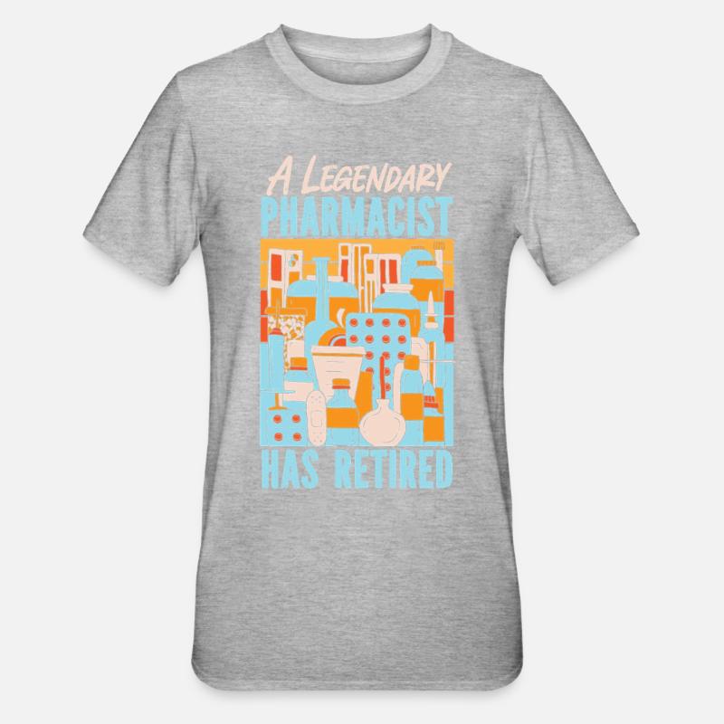 Pharmacy Tech Technician - Unisex Polycotton T-Shirt - heather grey