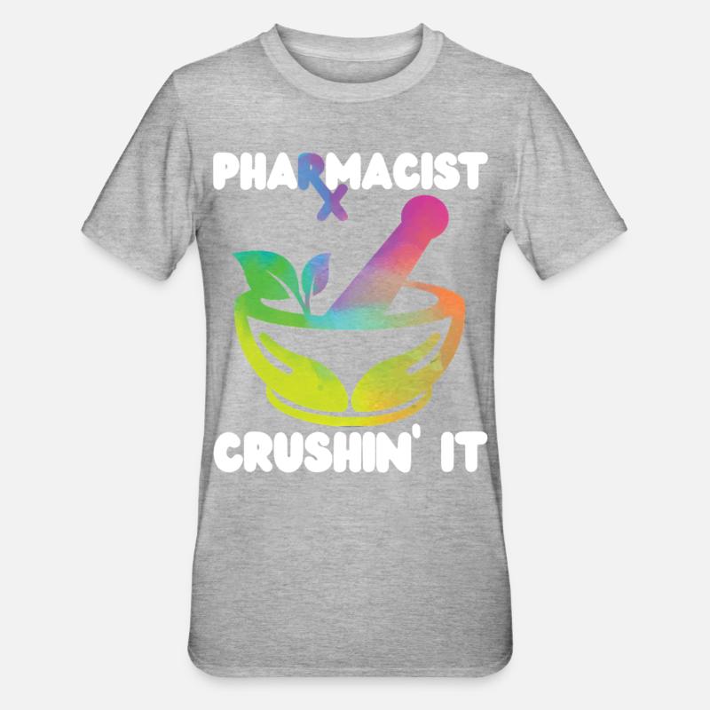 Pharmacy Tech Technician - Unisex Polycotton T-Shirt - heather grey