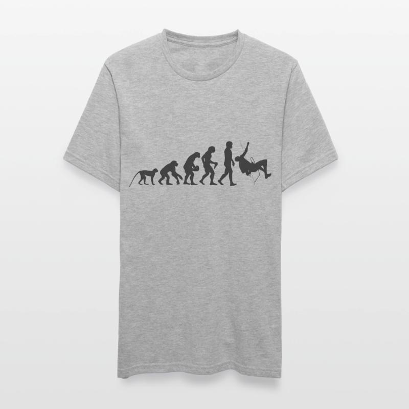 Evolution de l’escalade T-shirt polycoton Unisexe