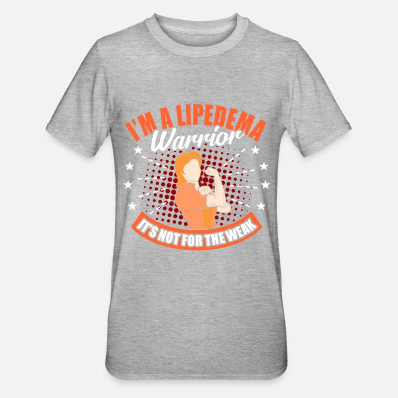 Combattant Lipidema - T-shirt polycoton Unisexe - gris chiné