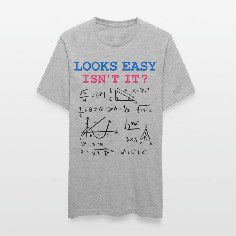 Funny Math Jokes, Physics and Math Formulas Unisex Polycotton T-Shirt