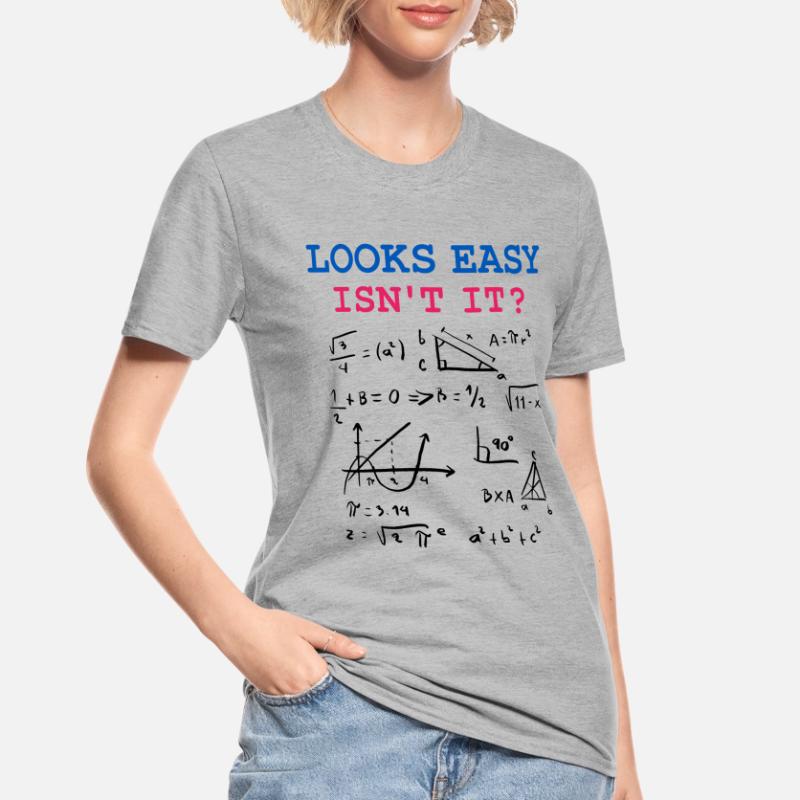 Funny Math Jokes, Physics and Math Formulas Unisex Polycotton T-Shirt
