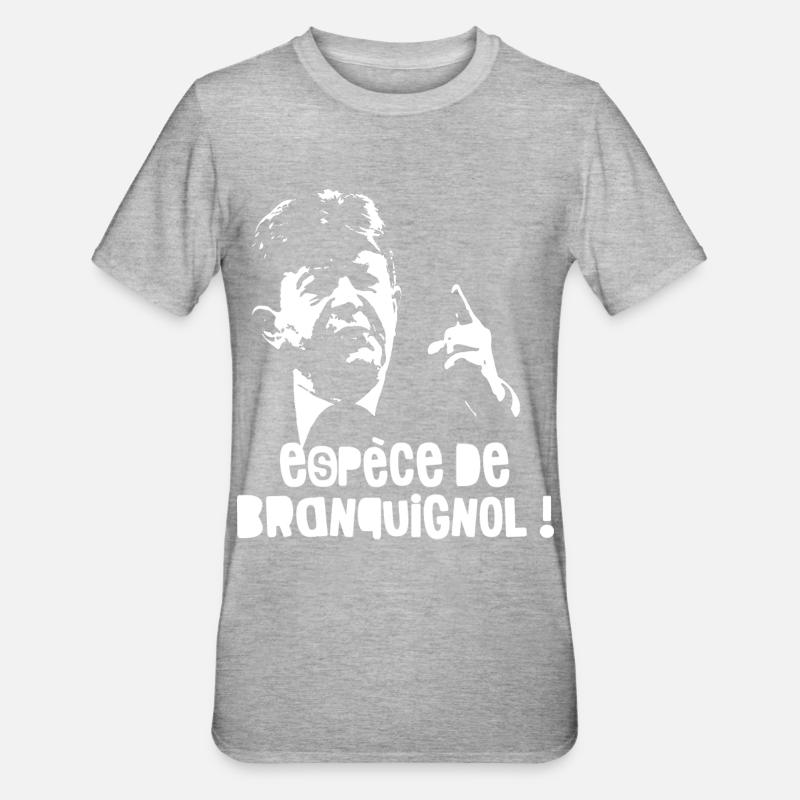 Branquignol ! - T-shirt polycoton Unisexe - gris chiné