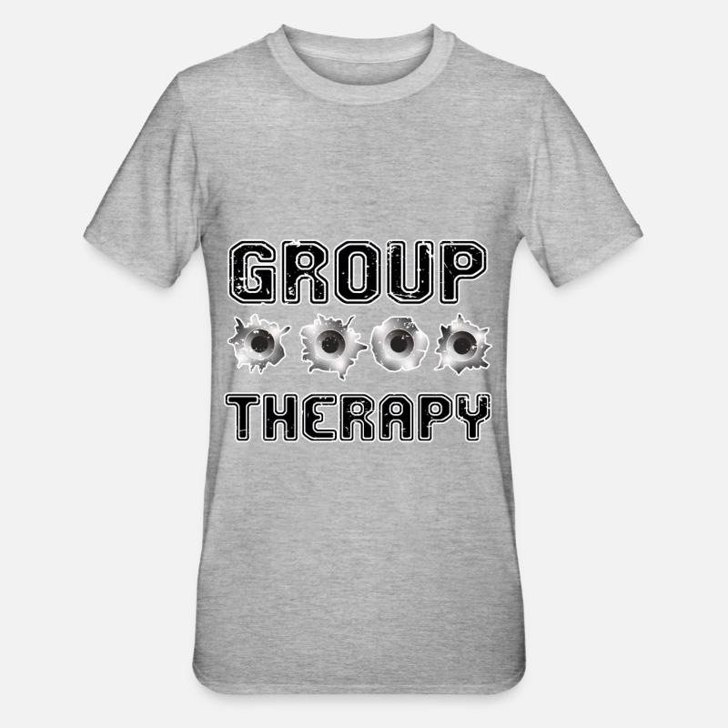 Schiessen - Unisex Polycotton T-Shirt - Grau meliert
