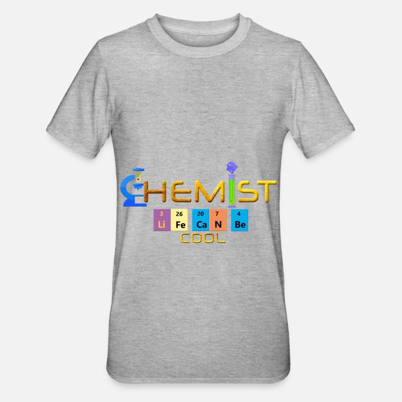 chimiste - T-shirt polycoton Unisexe - gris chiné