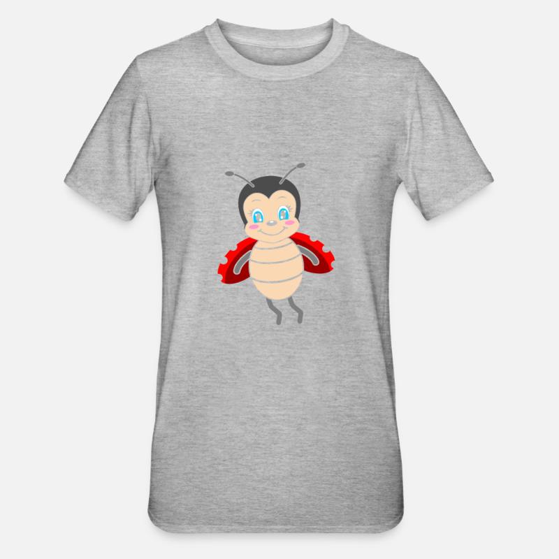 Ladybug Ladybug - Unisex Polycotton T-Shirt - heather grey