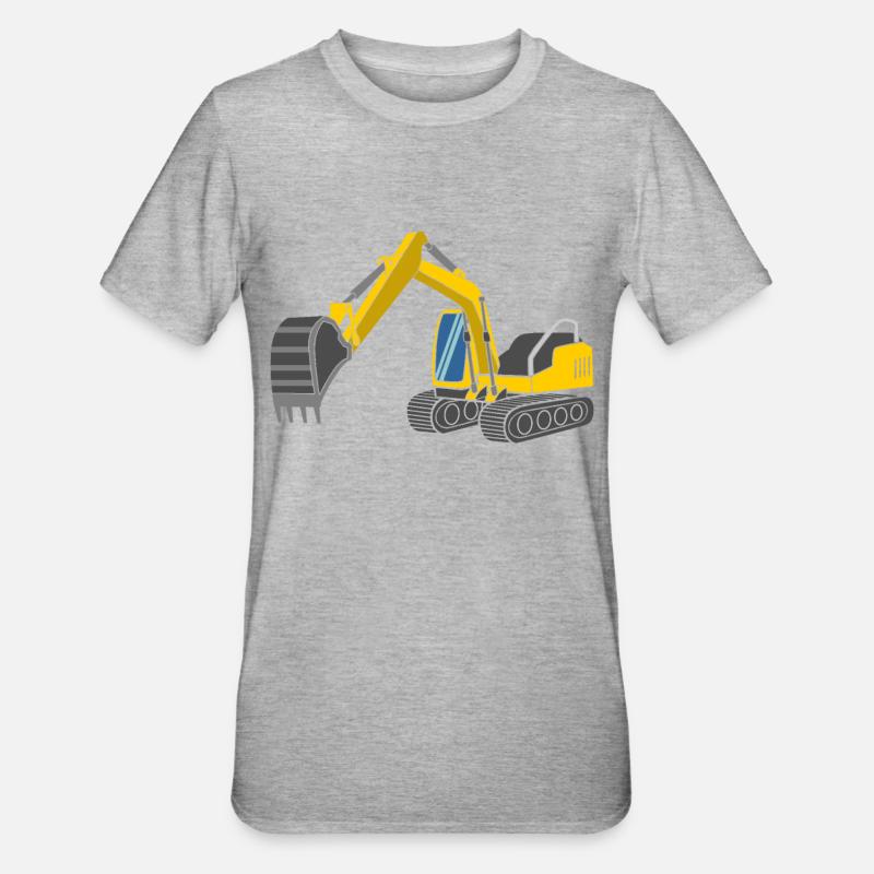 Bagger - Unisex Polycotton T-Shirt - Grau meliert