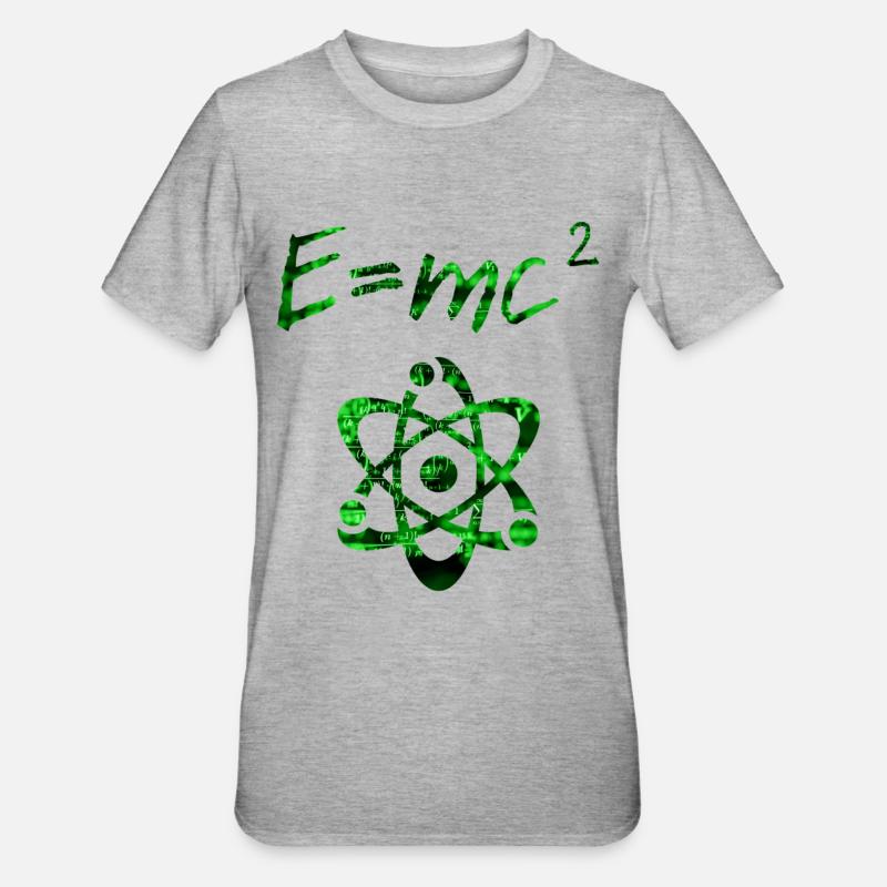 Atome/Formule - T-shirt polycoton Unisexe - gris chiné