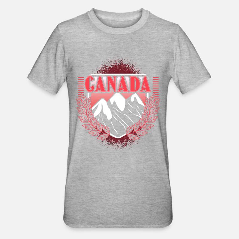 Canada Elk State - T-shirt polycoton Unisexe - gris chiné