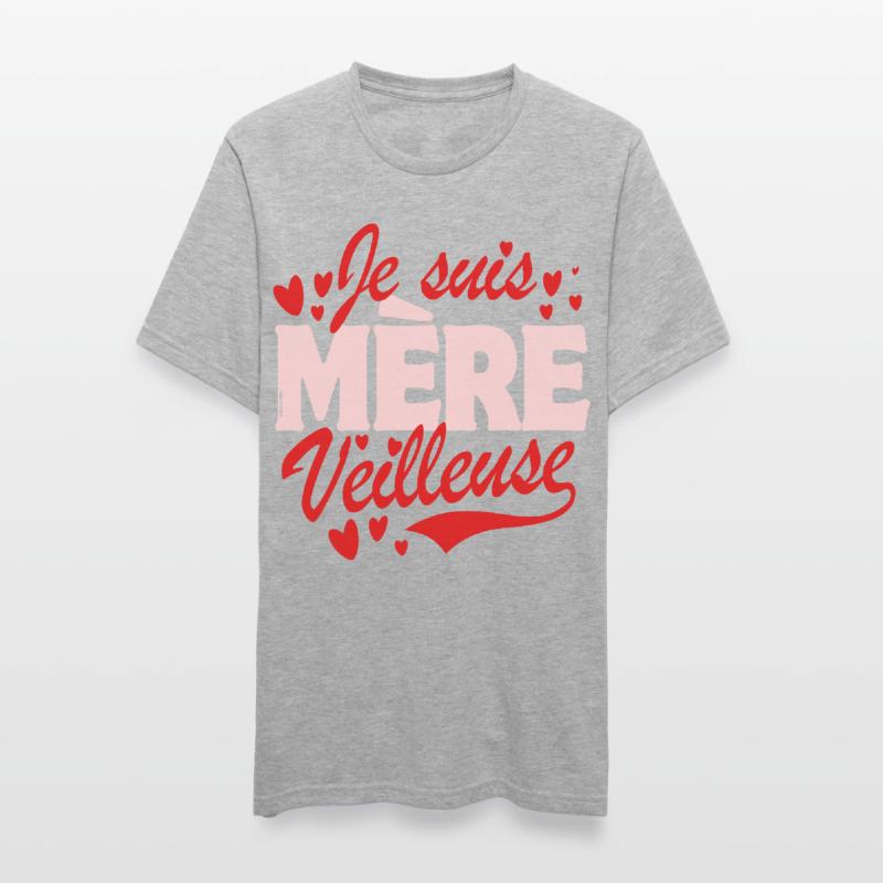 Muttertag - Ich bin eine Nachtmutter - Rot Unisex Polycotton T-Shirt