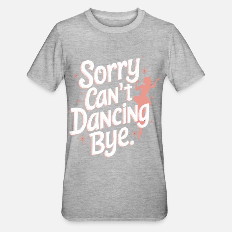 Dancing Dancers Dancing - Unisex Polycotton T-Shirt - heather grey
