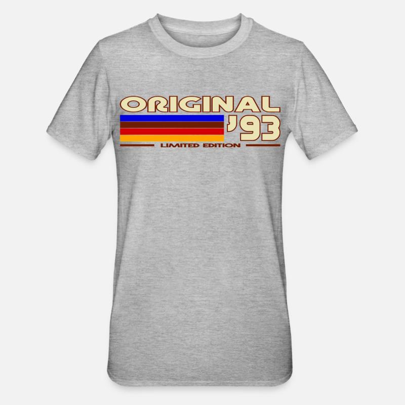 1993 - Unisex Polycotton T-Shirt - heather grey